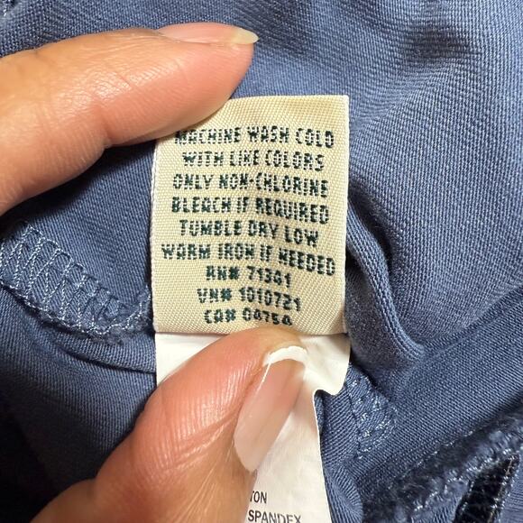 L.L. Bean Blue Ankle Pants - Picture 5 of 6